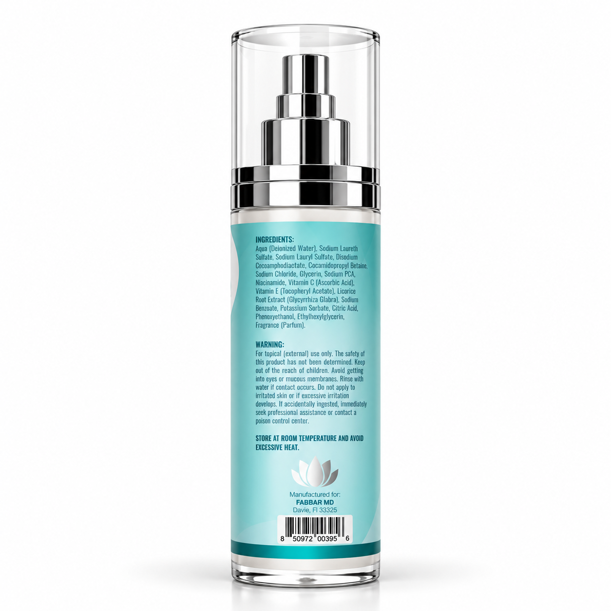 FABBAR MD Gentle Brightening Cleanser – Face & Body Wash